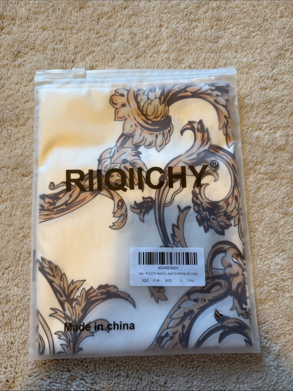 Brand new in packaging women’s headscarf